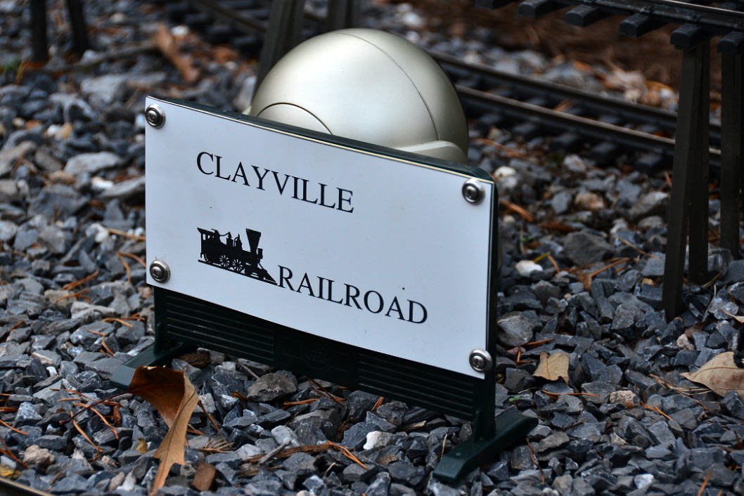 Clayville Railroad Sign Clayville Railroad Sign